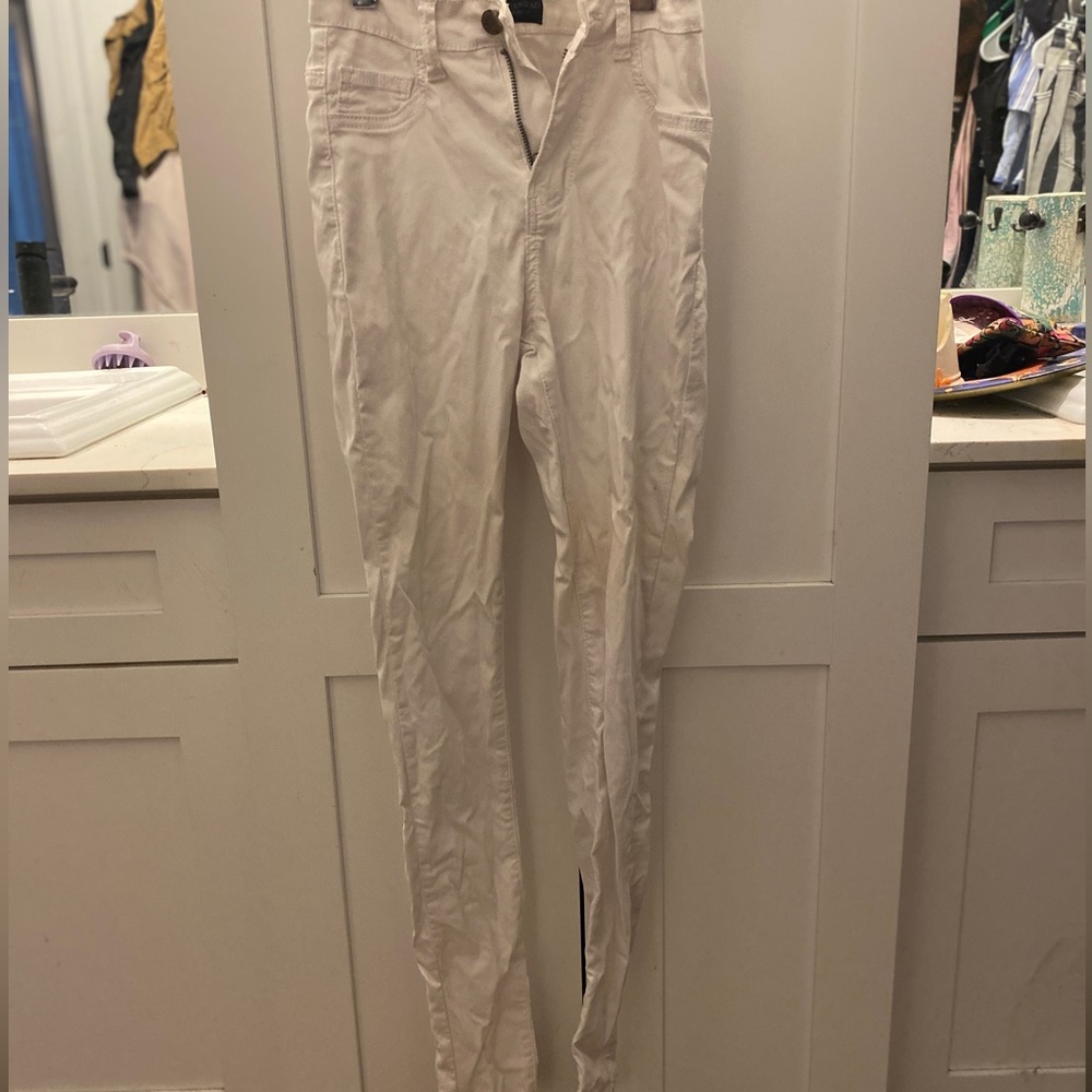 American Bazi Women's White Skinny Pants (Size S)